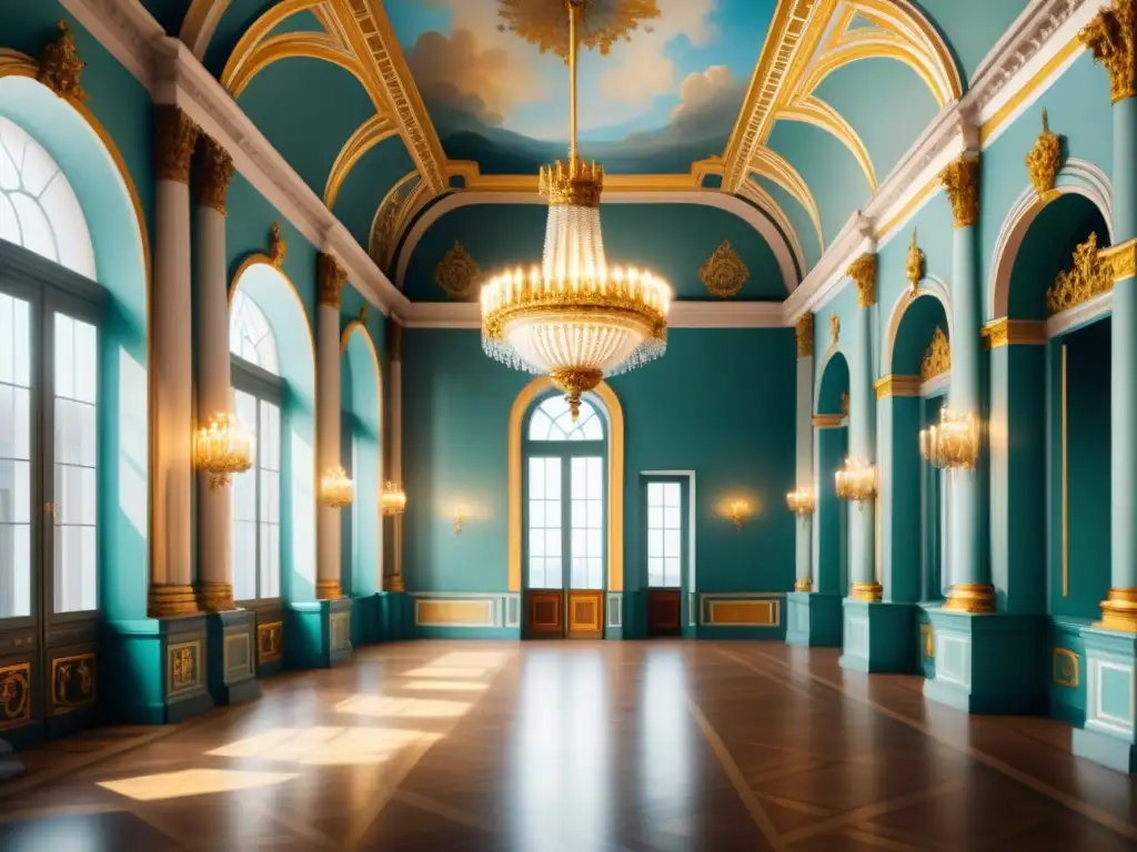 Una acuarela detallada del Palacio de Invierno en San Petersburgo, Rusia, resalta la grandeza y belleza arquitectónica del Museo del Hermitage