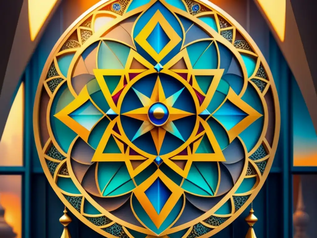 Arte islámico contemporáneo: equilibrio entre tradición y modernidad en vibrantes colores