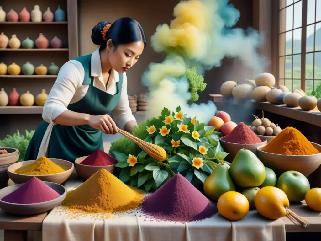 Arte con tintes naturales: artesanos aplican técnicas antiguas para crear telas con hermosos colores de la naturaleza