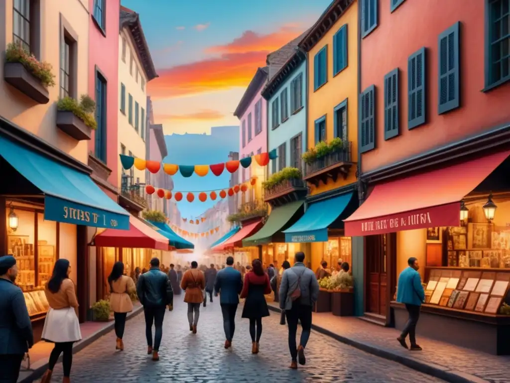 Creación de galería de arte desde cero en un distrito vibrante lleno de diversidad y coloridas galerías