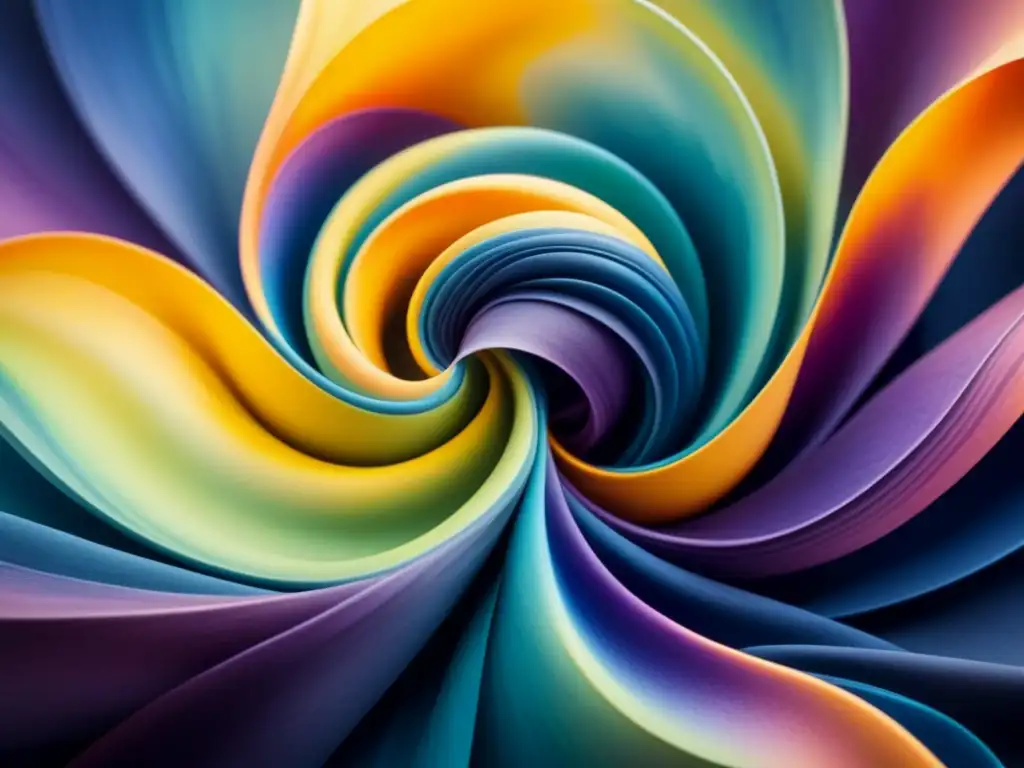 Deslumbrante creación de arte abstracto en acuarela con vibrantes colores en movimiento