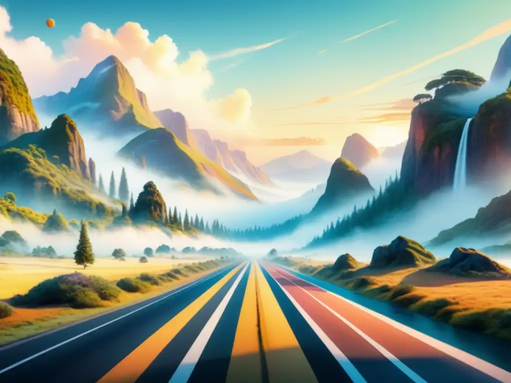 Detallada evolución efectos visuales animación: desde clásica animación 2D hasta CGI en películas modernas, en acuarela soñadora