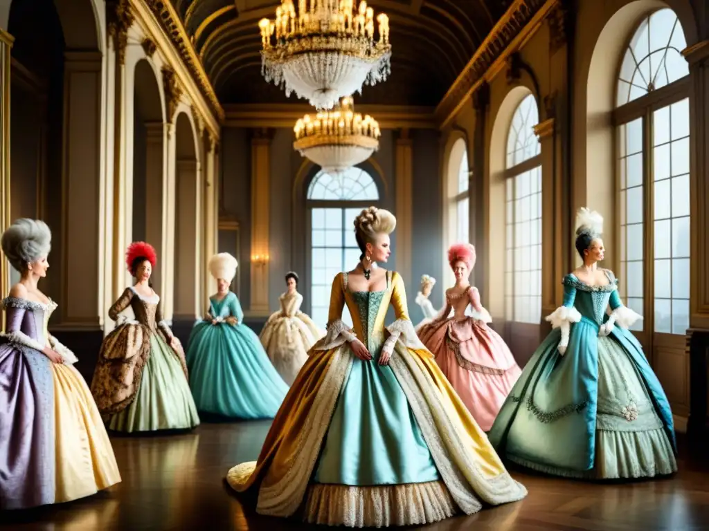 Detalle exquisito del vestuario como arte en cine: escena de baile en 'Marie Antoinette' con moda francesa del siglo XVIII