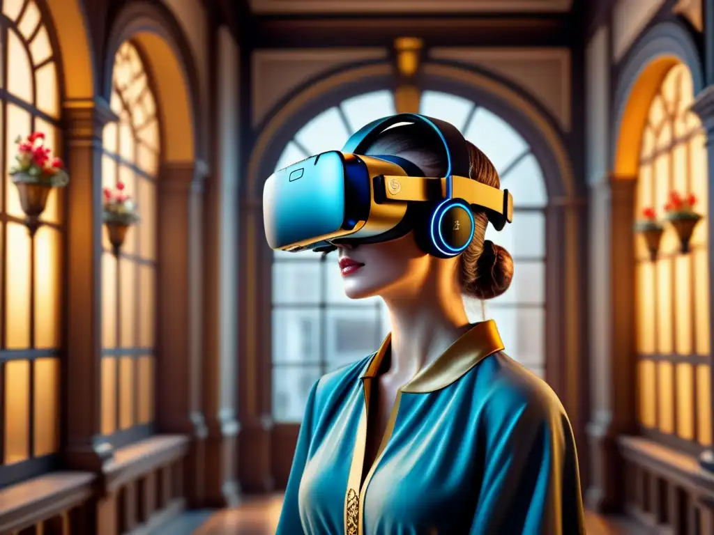 Revivir épocas artísticas en realidad virtual: un museo de arte histórico se fusiona con la tecnología en un detallado acuarela