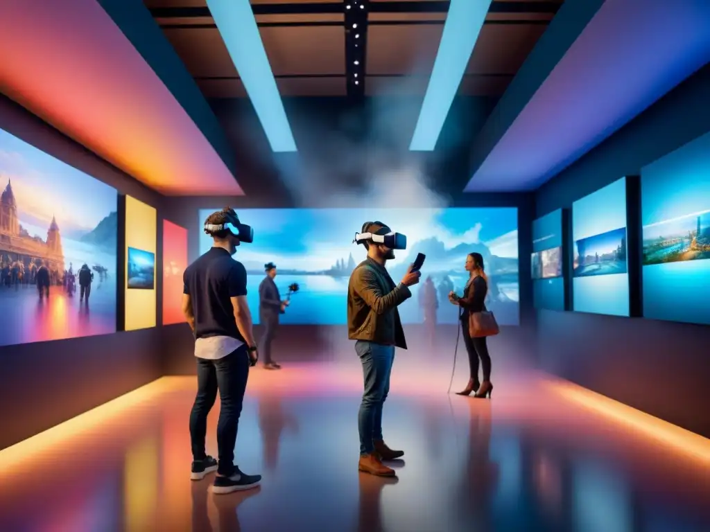 Experiencia inmersiva en museo con transformación digital y realidad virtual