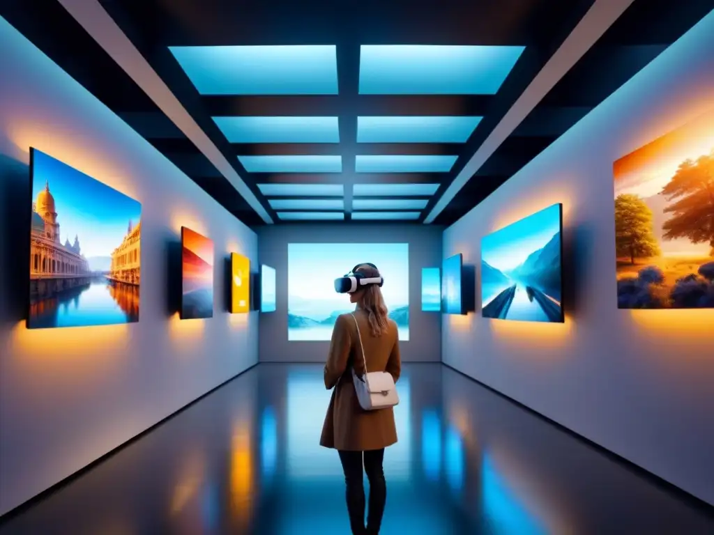 Fascinante museo del futuro con arte digital y realidad virtual en museos arte