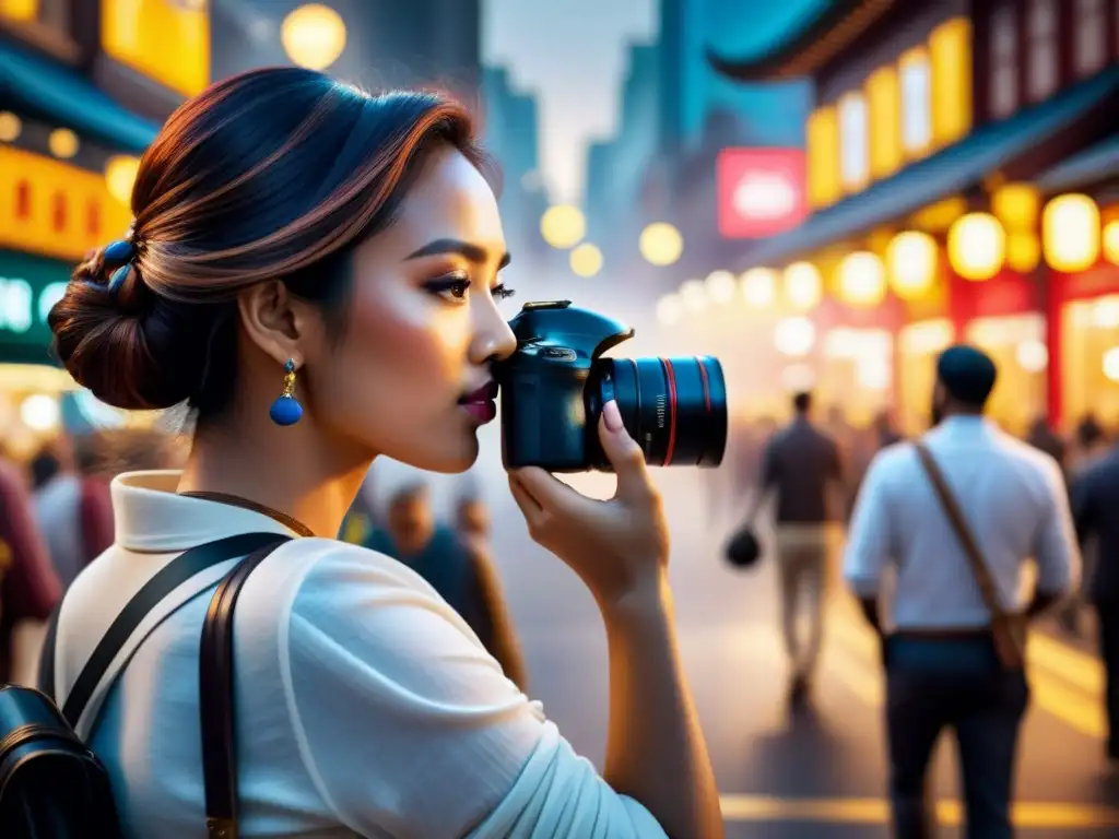 Fotógrafos desarrollando estilo fotográfico único en escenas urbanas, naturaleza y festivales culturales