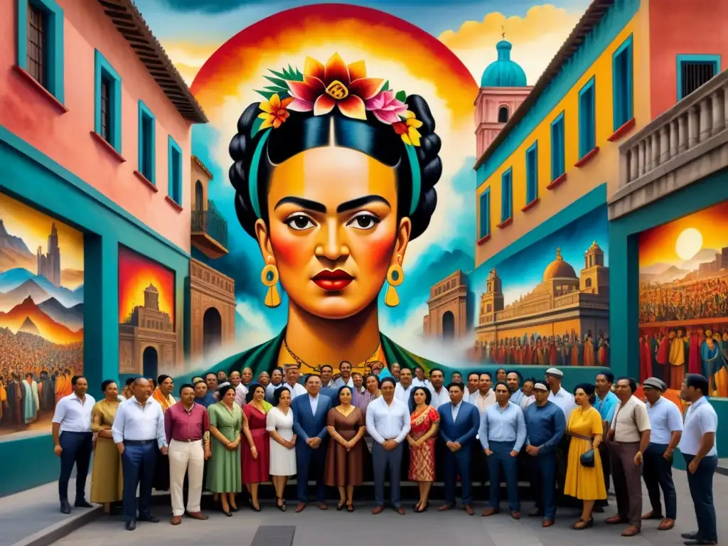 Intensa creación de murales en México por Diego Rivera, Frida Kahlo y David Alfaro Siqueiros