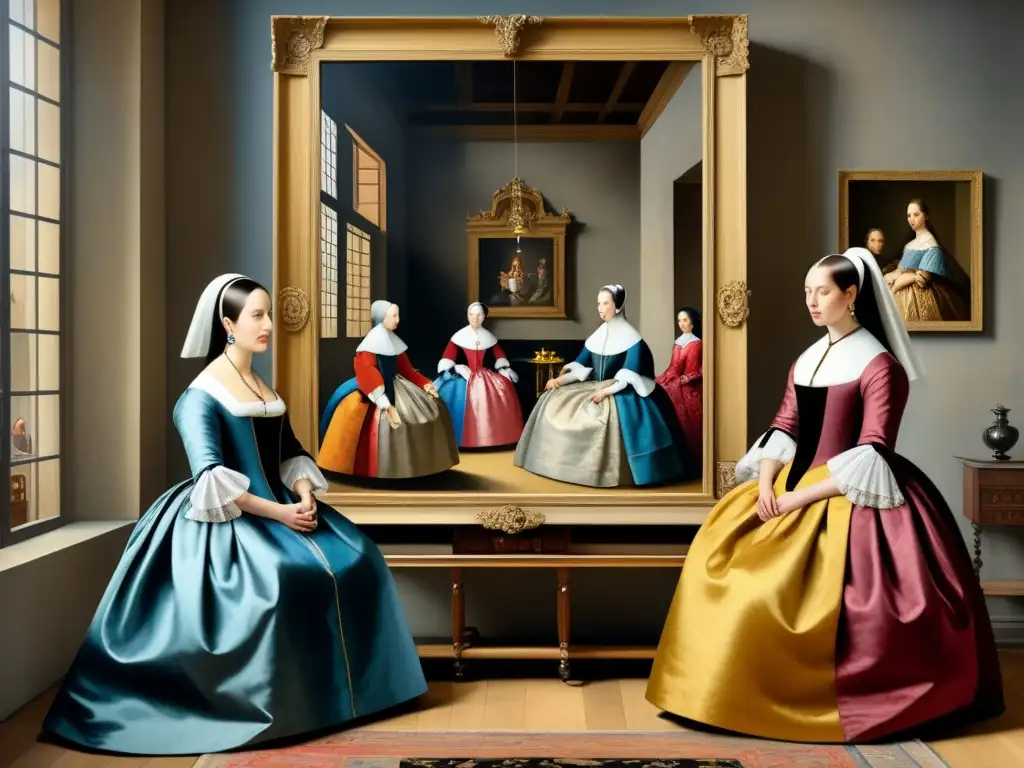 Una interpretación enigmática de Las Meninas en el Prado, con Margarita Teresa rodeada de misterio y simbolismo