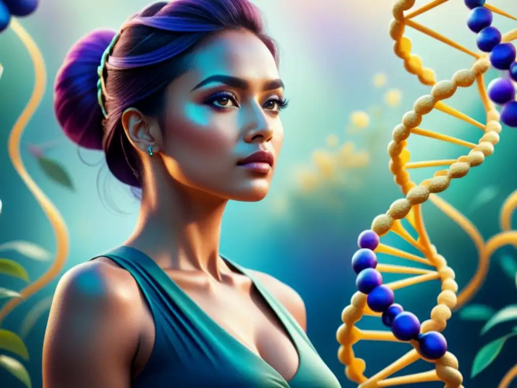 Arte y ciencia entrelazados: ilustración acuarela única Una ilustración acuarela intrincada fusionando elementos científicos y expresiones artísticas, representando la unión entre arte y ciencia
