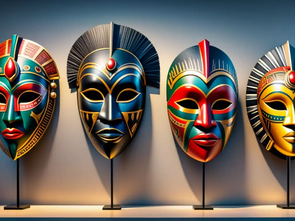 Exposición de máscaras africanas: influencia y arte en detalle cautivador