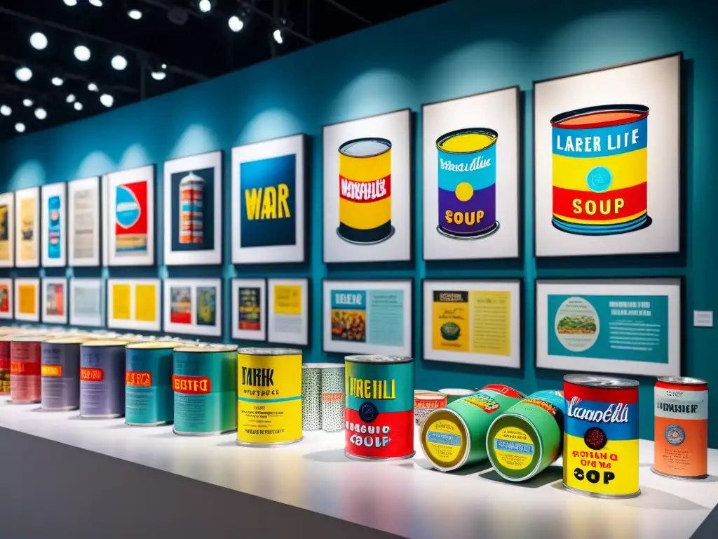 Una muestra de arte pop impactante, con obras pop art de impacto cultural en una vibrante exposición