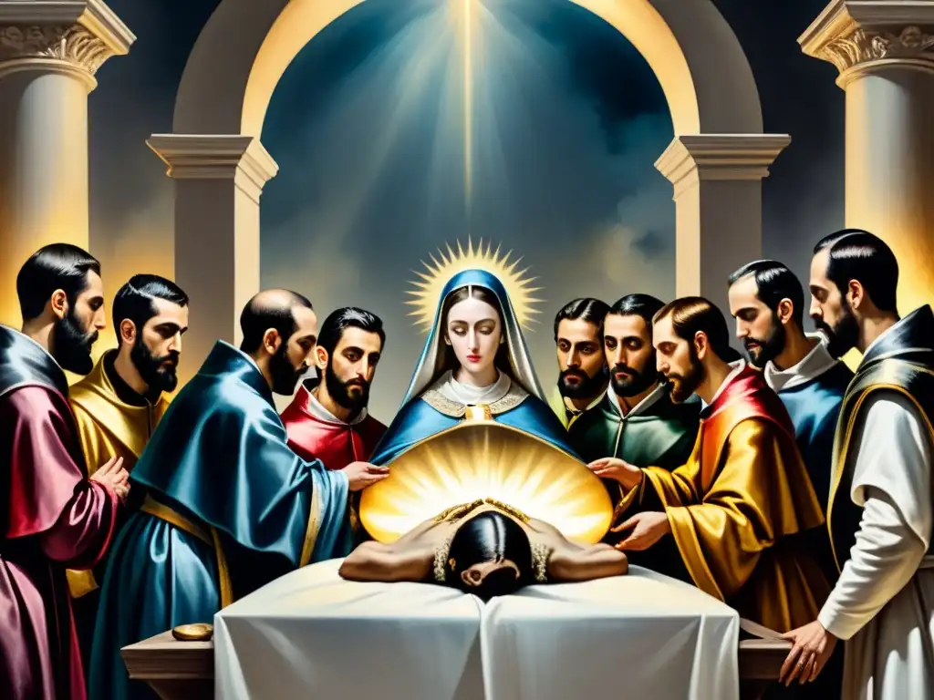 Una obra maestra de El Greco que fusiona manierismo, espiritualidad y arte en una pintura acuarela excepcional