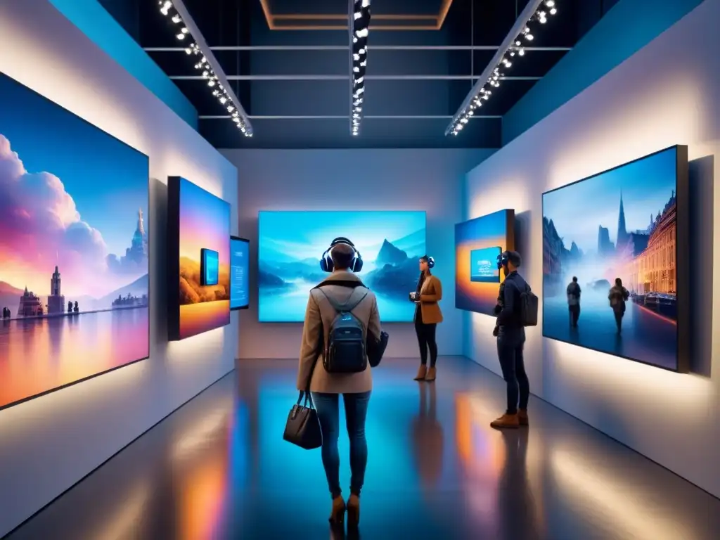 Una revolución digital: galerías virtuales fusionan tecnología y arte, creando un ambiente sereno e interactivo